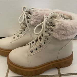 Cute White Snow Boots
